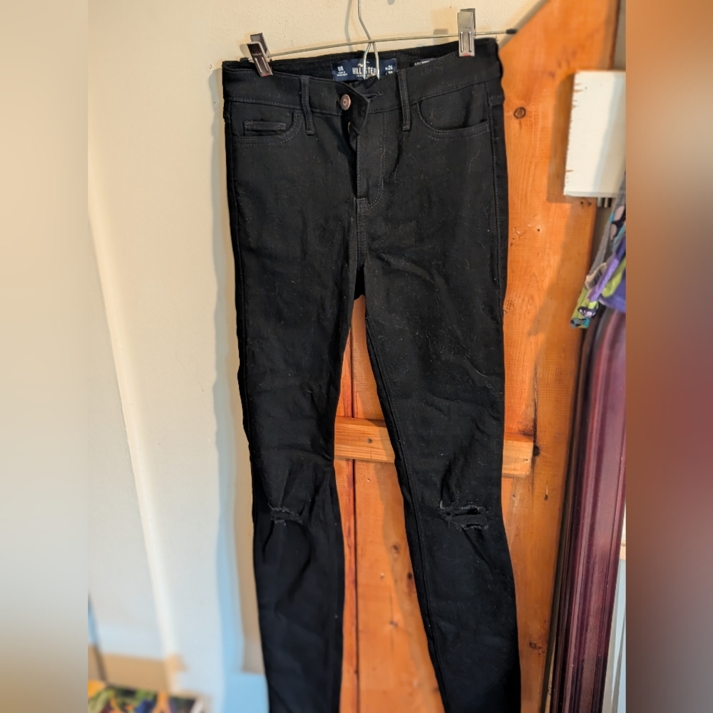 Hollister Black High Rise Women Jeans